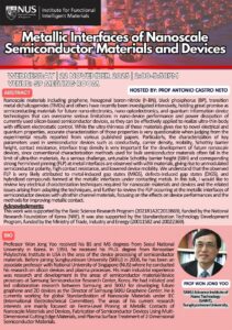 Metallic Interfaces of Nanoscale Semiconductor Materials and Devices
